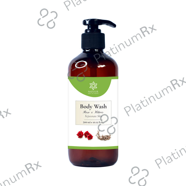 Natuur Rejuvenating Skin Body Wash Rose & Vetiver