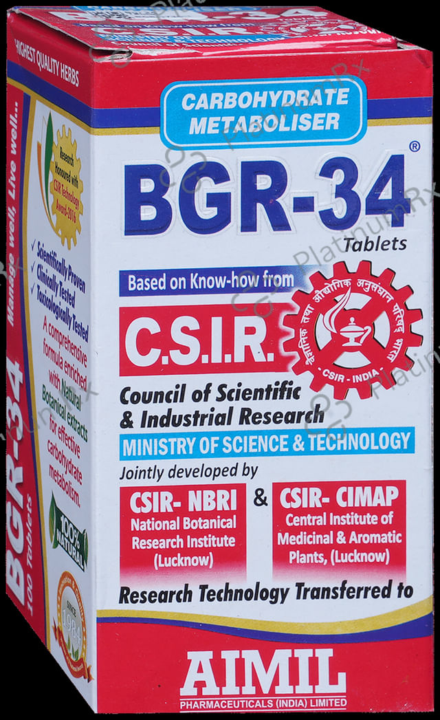 Bgr 34 Tablet 100s
