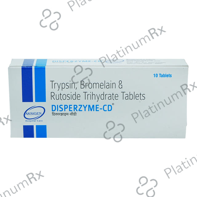 Disperzyme Cd 90/100/48mg Tablet 10s
