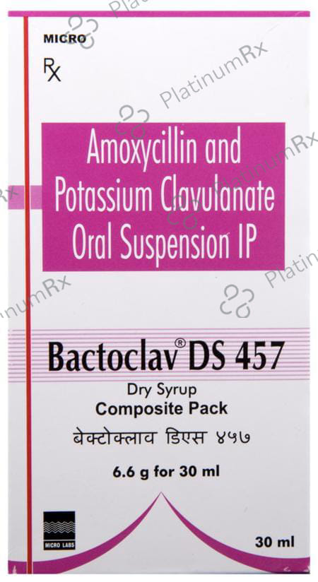 Bactoclav DS 457mg Dry Syrup 30ml