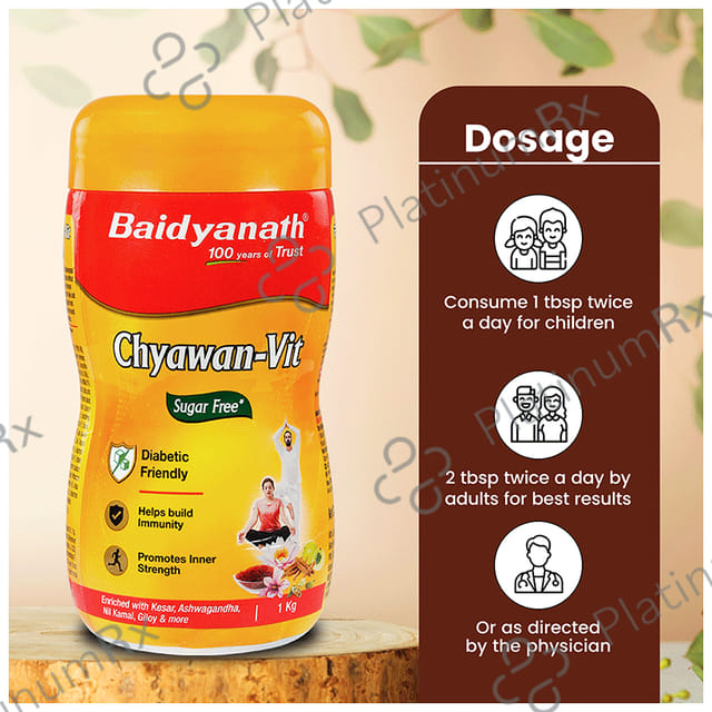 Baidyanath Noida Chyawan Vit Sugarfree Chyawanprash 1kg