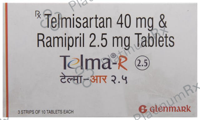 Telma R 2.5/40mg Tablet 10s