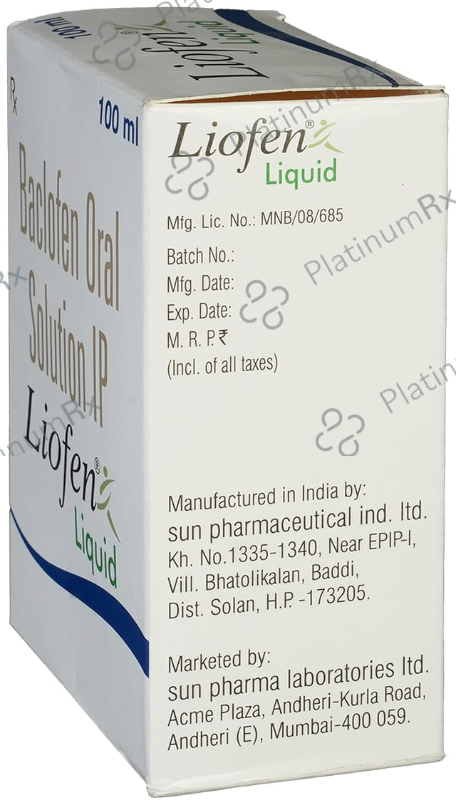 Liofen 5mg Oral Solution 100ml