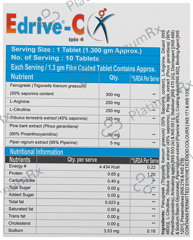 Edrive C Tablet 10s