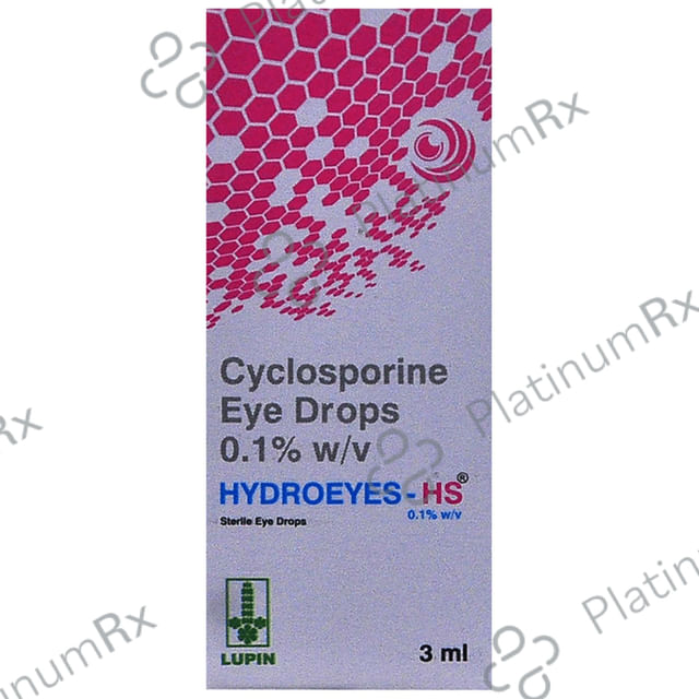 Hydroeyes 0.1% Eye Drop 3ml
