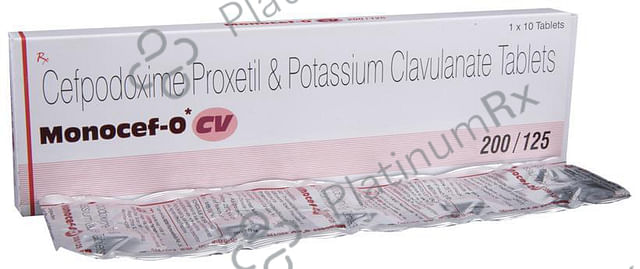 Monocef O CV 200/125mg Tablet 10s