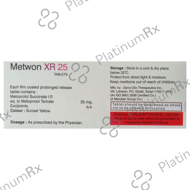 Metwon XR 25 Tablet