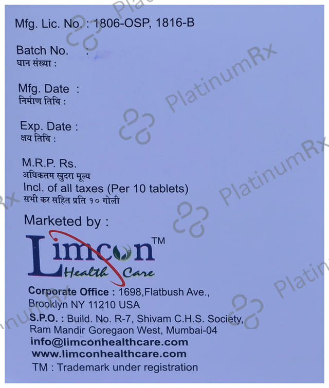 Lcix 250 Tablet DT 10s