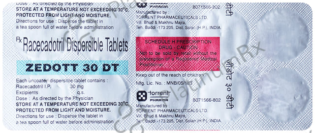 Zedott 30mg Tablet DT 10s