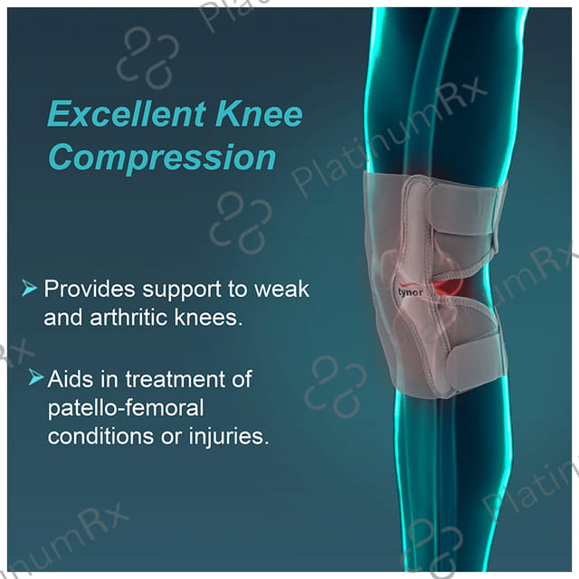 Tynor D 08 Elastic Knee Support Medium 1s