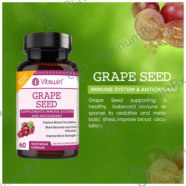 Vitawin Grape Seed Vegetarian Capsule