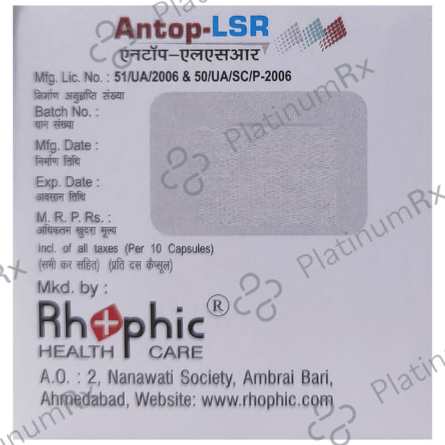 Antop LSR 75/40mg Capsule 10s