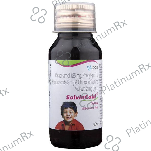 Solvin Cold 2/125/5mg Syrup 60ml