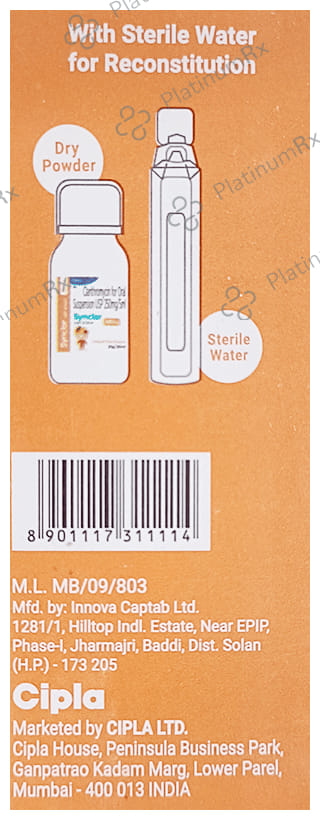 Synclar 250mg Dry Syrup Mixed Fruit 30ml