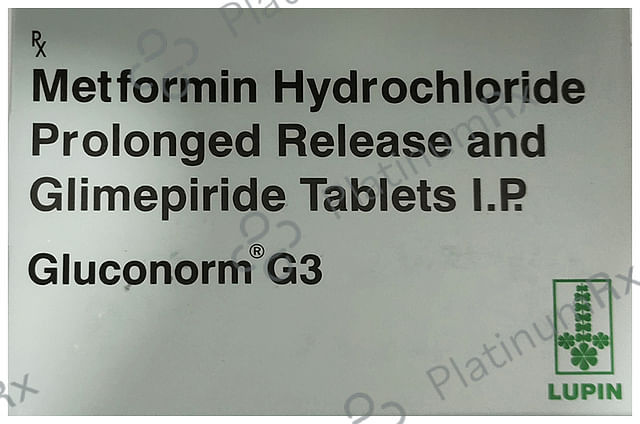 Gluconorm G 3/500mg Tablet PR 15s