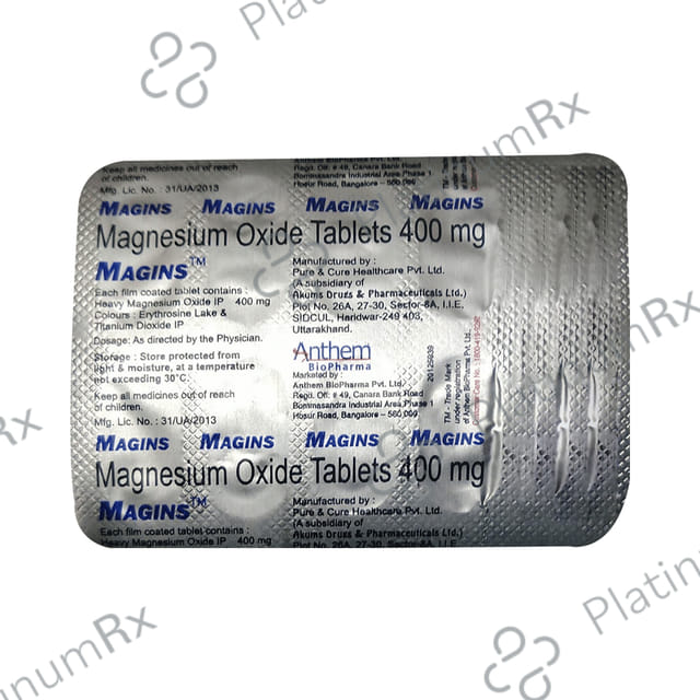 Magins 400mg Tablet 10s
