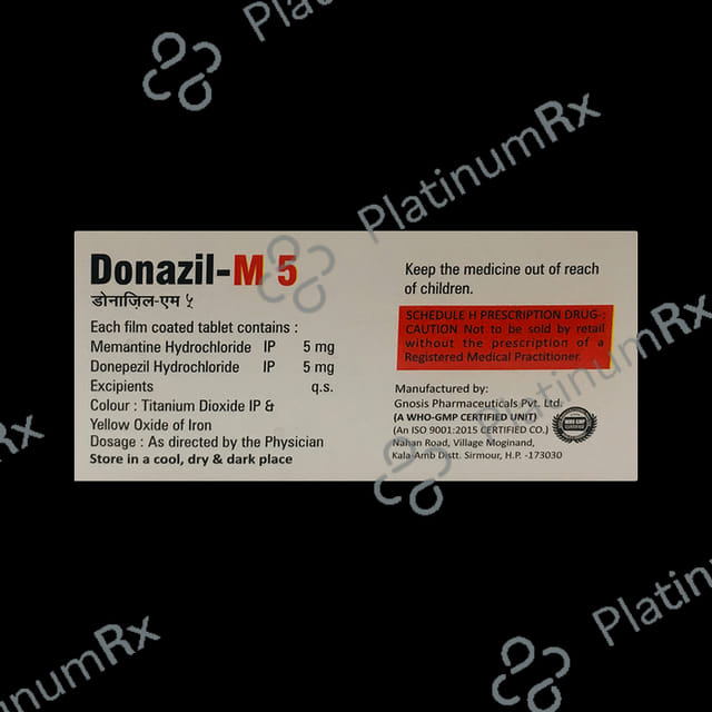 Donazil M 5mg/5mg Tablet