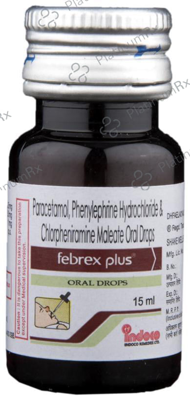 Febrex Plus 1/125/2.5mg Oral Drops 15ml