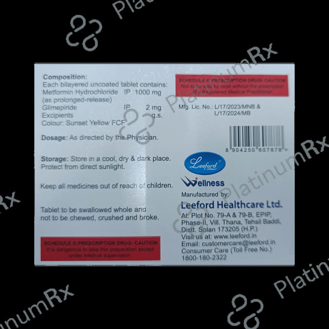 Dailyglim-M 2 Forte Tablet PR