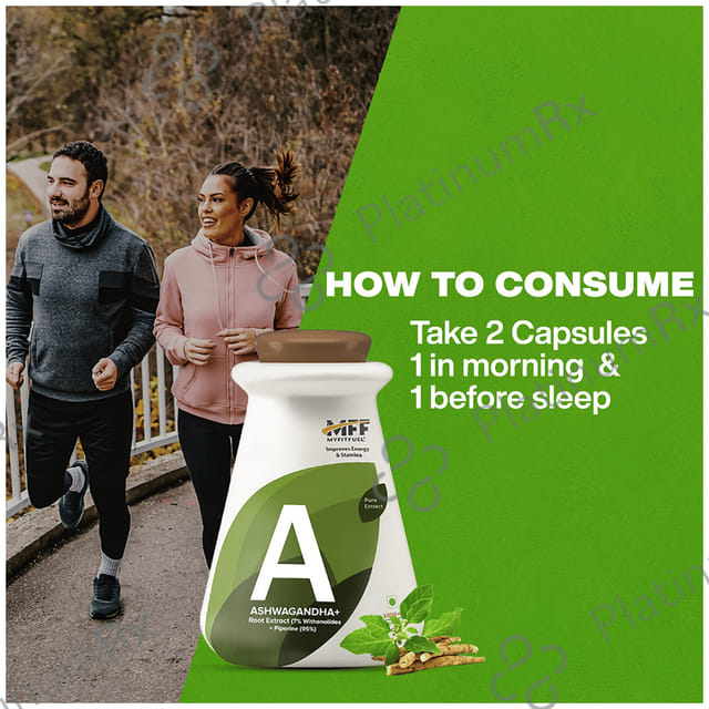 MyFitFuel Ashwagandha Root Extract Capsule 120 capsules