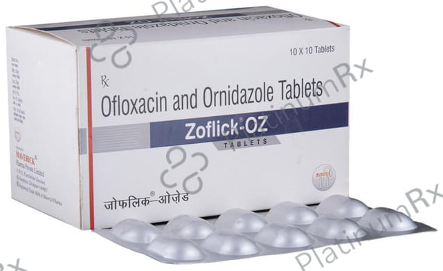 Zoflick OZ 200/500mg Tablet 10s
