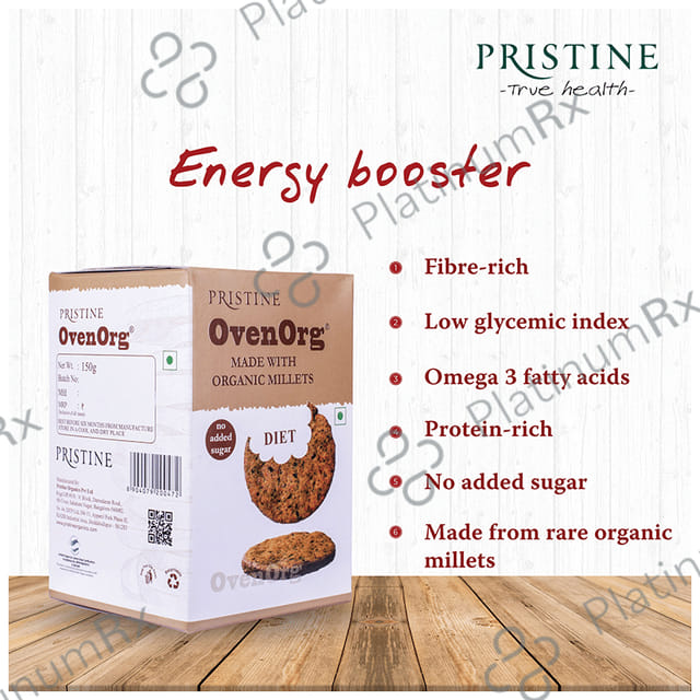 Pristine OvenOrg Organic Millet Diet Biscuit