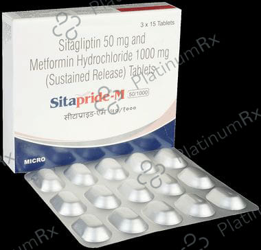 Sitapride M 50/1000mg Tablet SR 15s