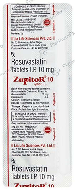 Zupitor 10mg Tablet 10s