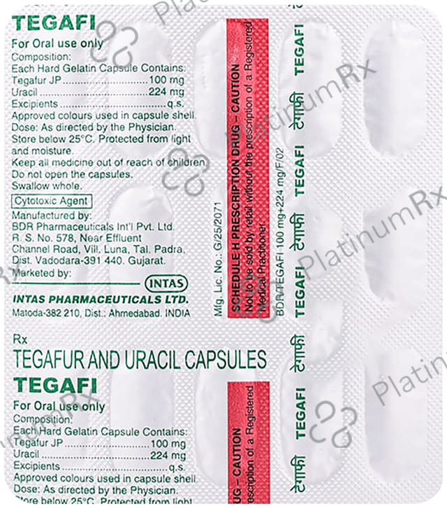 Tegafi 100mg/224mg Capsule