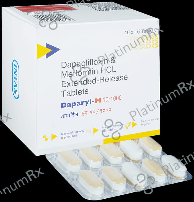 Daparyl M 10/1000mg Tablet ER 10s