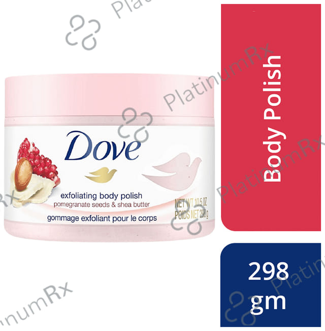 Dove Exfoliating Body Polish Pomegranate Seeds and Shea Butter