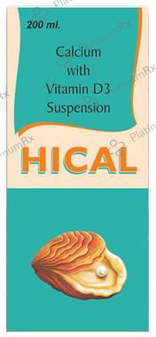 Hical 625mg/125IU Suspension 200ml