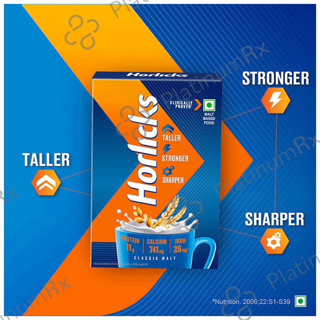 Horlicks Drink - Powder with Zinc, Vitamin C & D - Flavour Classic Malt 1 kg