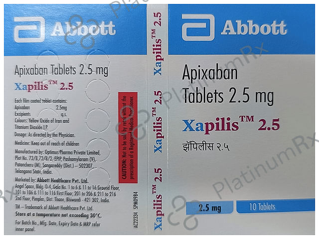 Xapilis 2.5mg Tablet 10s