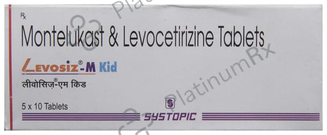 Levosiz M Kid 2.5/4mg Tablet 10s