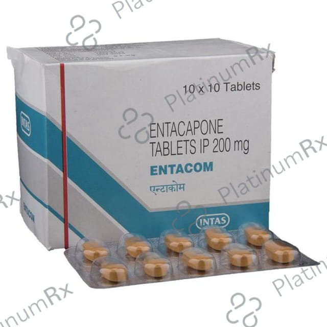 Entacom 200mg Tablet 10s
