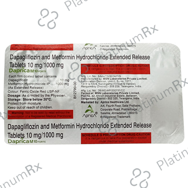 Daprica M10Forte Tablet ER