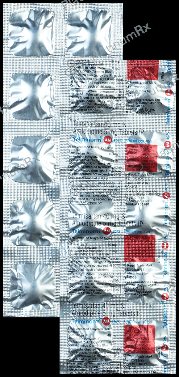 Telminorm AM 40/5mg Tablet 10s