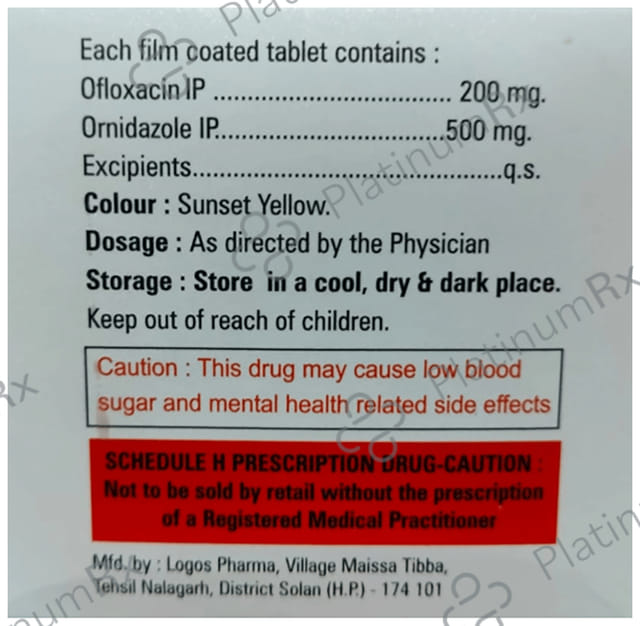 Ornistar 200mg/500mg Tablet
