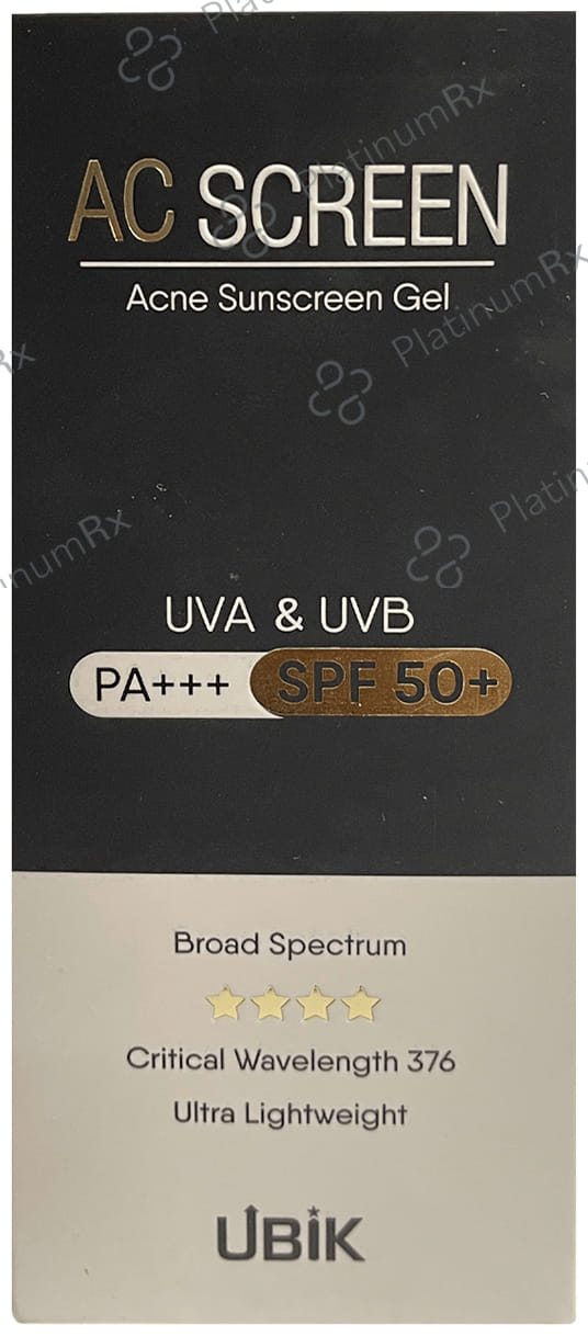 Acscreen Oil Control SPF 47 Sunscreen Gel 50ml