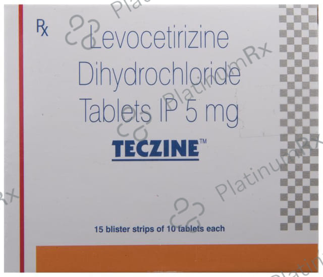 Teczine 5mg Tablet 10s