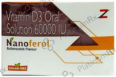 Nanoferol 60k Butterscotch Sugar Free Oral Solution 5ml