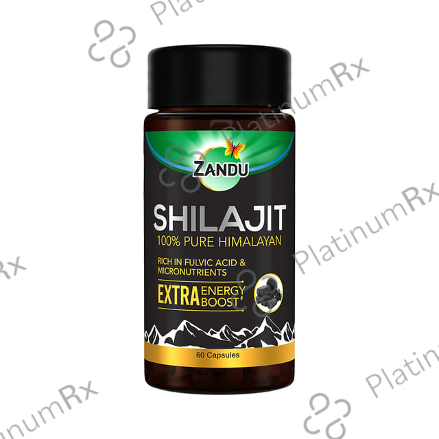 Zandu 500mg Shilajit Capsule 60s