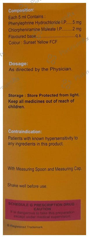 Orange CS 2/5mg Junior Syrup 60ml
