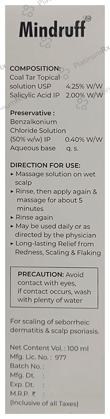 Mindruff Scalp Solution