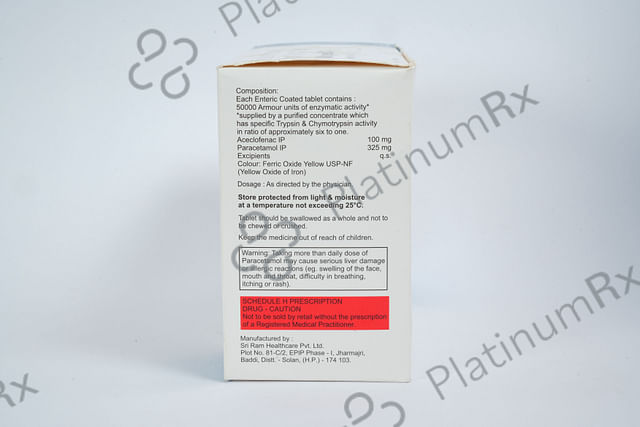 Aldigesic TC 100/325mg/50000AU Tablet 10s