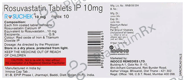 Rosuchek 10mg Tablet