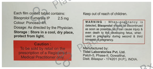 Bisoron 2.5mg Tablet