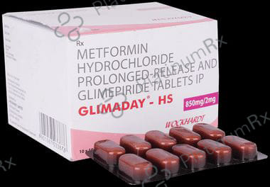 Glimaday HS 2/850mg Tablet PR 10s