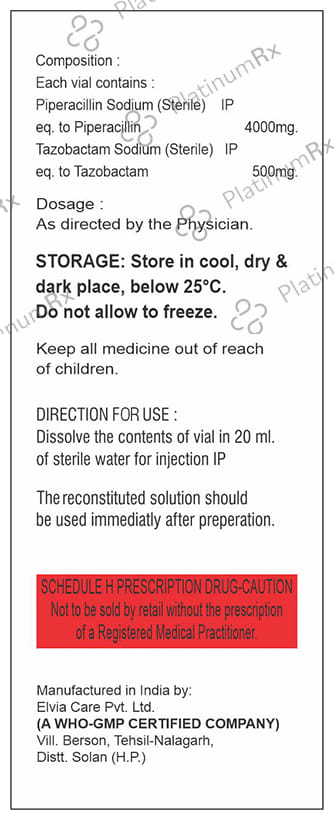 Pipli 1.125gm Injection